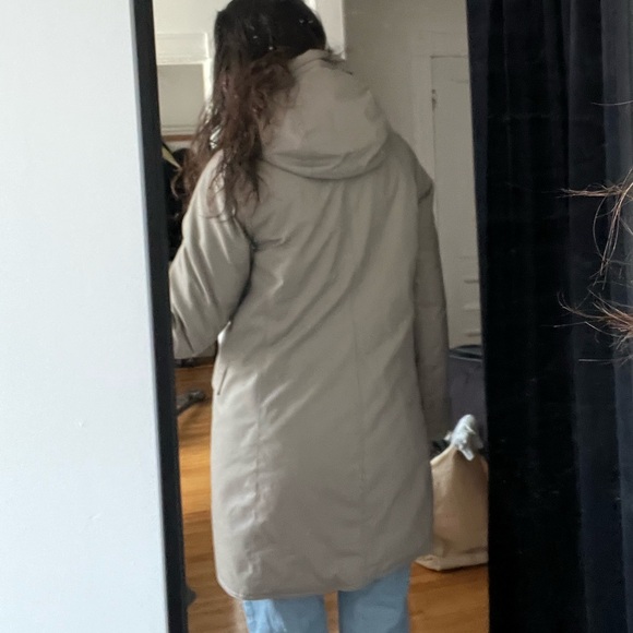 M0851 New coat beige grey winter -30degrees sz 8 - Picture 4 of 9